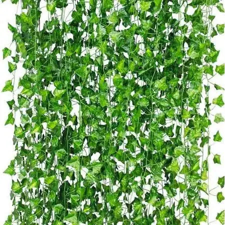 12 Strands 86 Ft Artificial Lvy Leaf Garland Fake Foliage Hanging Plants