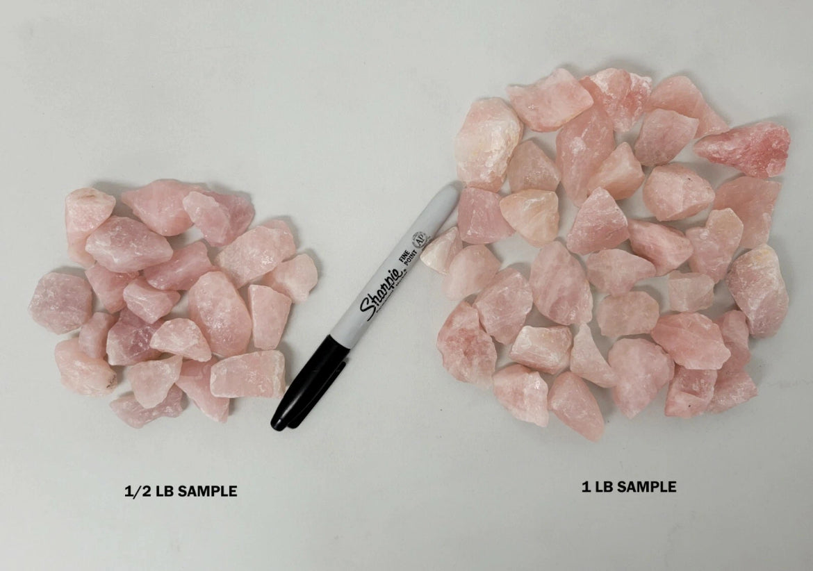 Attract love + Rose Quartz 1/2 pound